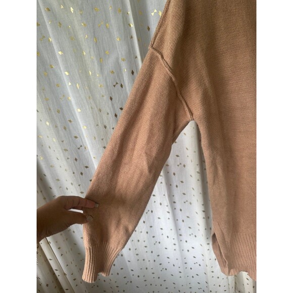 Unbranded Women's Crew Neck Long Sleeve Chunky Oversize Pullover Knit Sweater L - Picture 5 of 8